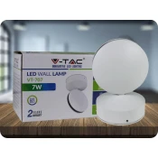 V-TAC STENSKA LED SVETILKA 7W (770 LM), IP65, BELA Farba svetla: Topla bela