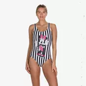 Speedo MINNIE PLACEMENT U BACK AF BLACK/WHITE