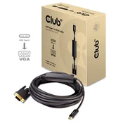 Club 3D kabel - CAC-1512 (USB-C Gen 1 na VGA, 5 m)