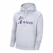 NBA LOS ANGELES LAKERS CITY EDITION FLEECE PULLOVER HOODIE WHITE