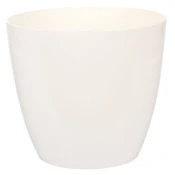 Ella Shine dekorativni lonec bele barve premera 25 cm