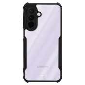 Taktičen ovitek Quantum Stealth za Samsung Galaxy A27 5G, prozoren/črn