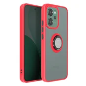 AVIZAR Ovitek za Oppo Reno 14 F/14 FS z obročem in magnetom, Rdeča, (5000274208)
