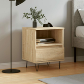 Nocni ormaric boja hrasta sonome 40x35x50 cm konstruirano drvo