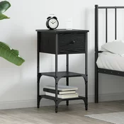 Nocni ormar Crni hrast 33.5 x 36 x 70 cm Konstrukcijsko drvo