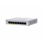 Cisco Neupravljivi switch CBS110, 8 GE portova, Eksterno napajanje, Sivi
