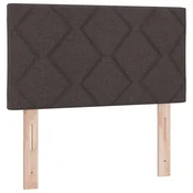 Vidaxl Vzglavje Temno rjava 80 cm blago