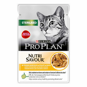 Purina Pro Plan Nutrisavour Sterilised 6x85 g - Piščanec