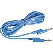 VOLTCRAFT Merilni kabel VOLTCRAFT, [lamelni vtič 4 mm - lamelni vtič 4 mm], 5 m, modre barve, MS5/BL