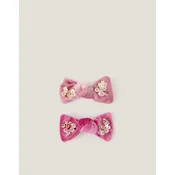 Monsoon Children Set šnala za kosu za devojcice Sequin Velvet, 2 komada, Roze