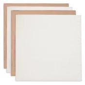 Jollein Muslin tetra pelene, 70x70cm, 4 komada, Braon i bela