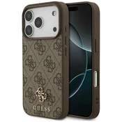 Ovitek Guess Hardcase 4G Small and Classic MagSafe za iPhone 17 Pro/18 Pro - brown
