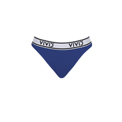 VIVID Bikini hlačke Mix&Match temno modra/svetlo siva/črna