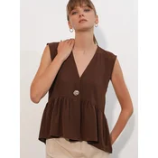 Bigdart Bluza Blusen rjava