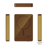 Apollon 4007249037718 power bank bezicni 15w 10000 mah alu zlatni ( w11bgld )