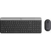 LOGITECH Bežicna tastatura i miš MK470 Graphite