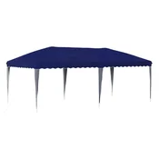 Vidaxl Zložljivi šotor za zabave 575 x 290 x 245 cm Modra
