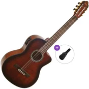 Valencia VC564CE Basic SET 4/4 Brown Sunburst Elektro klasicna gitara