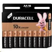 Duracell Baterija alkalna, AA, 1,5 V, blister 18 kom. - DBAA18