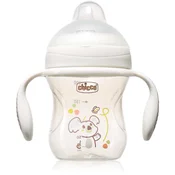 Chicco Transition Cup 4m+ otroški lonček z ročaji Grey 200 ml
