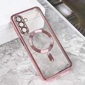Maska za telefon Magsafe Lux za Samsung A266B Galaxy A26 5G, Roze