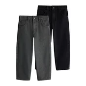 The Set Kavbojke siv denim/črn denim