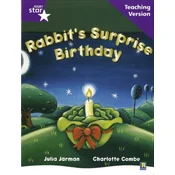 Rigby Star Guided Reading Purple Level: Rabbits Surprise Birthday Teaching Version