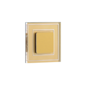 LDST KE-01-SZ-BC8 - LED svetiljka za stepenište KELLY 8xLED/1,2W/230V zlatna 3500K