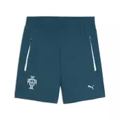 Portugal PUMATECH Relaxed Woven Shorts Youth, Football, Ocean Tropic/Silver Mist, 5-6Y