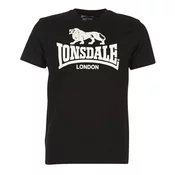 Lonsdale Majice s kratkimi rokavi LOGO Črna
