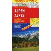 Alpy Alpen Alpes Alpi Alps 1:800 000