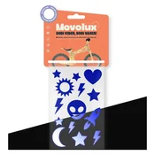 Movolux visoko odsevne nalepke Space Race, modre