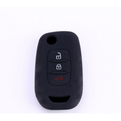 CAR 888 ACCESSORIES Silikonska navlaka za kljuceve Renault crna