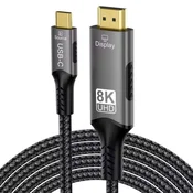 PremiumCord Kabel USB-C do HDMI, 2 m