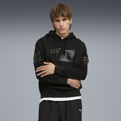 Mens Puma GRAPHIC Forest Hoodie, Black, Size S, Men