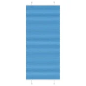 Plisirana zavjesa Plava 85x200 cm Širina tkanine 84,4 cm Poliester