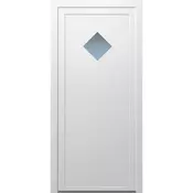 Zunanja stranska vrata Solid Elements Postojna KF04 (60x880x1980mm, leva, PVC), bela