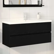 Kupaonski ormarić za sudoper Crni hrast 100 x 39 x 62 cm