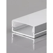 ALU PROFIL ZA LED TRAKU (max.15mm) + SJENILO 17×7mm/2m NADGRADNI ALU NL9254103