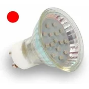 LED žarnica - sijalka GU10 1W rdeča