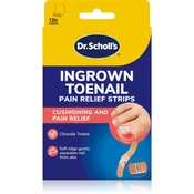 Scholl Dr. Scholls Ingrown Toenail Pain Relief Strips zaščitni obliži za rast nohtov 10 kos