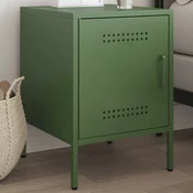 vidaXL vidaXL Nočna omarica olivno zelena 36x39x50,5 cm jeklo, (21327340)