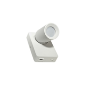 Zidno spot svetlo TAFT 1xGU10/30W/230V USB, belo