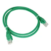 Patch kabel U/UTP kat 6A LSOH 5,0 m zelen ALANTEC