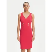 Rinascimento Cocktail obleka CFC0019924002 Roza Regular Fit