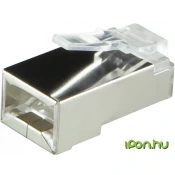 LogiLink RJ45-vtični konektor, CAT 6, z zaščitenim vtičem, raven, polov:8P8C MP0022 črne barve LogiLink MP0022 100 kosov