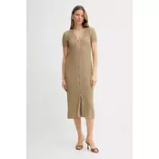 Obleka Twinset zelena barva, 251TT3190