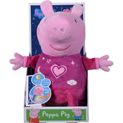 Plišana svjetleća igračka Simba Toys Peppa Pig - Pepa, 25 cm