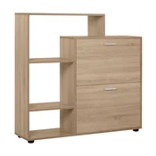 HOMCOM omara in stojalo za čevlje moderno elegantno oblikovanje prihranek prostora 20 parov za vhod iz lesa 101, 5 x 25, 5 x 98 cm