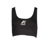 BLACK WOMEN'S K-WAY TOP